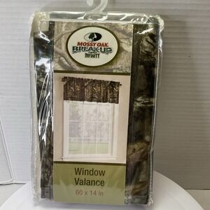 Mossy Oak‎ Break-Up Infinity Window Curtain Valance 14"x60" Rod Pocket